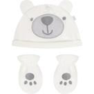 Kit Touca E Luva Hug Fleece Luxo Off White