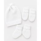 Kit Touca Gorro Luva e Sapatinho Tricô Lã Liso para Bebê Recém Nascido Enxoval Inverno Saída Materni Kit Touca Gorro Luva e Sapatinho Tricô Lã Liso para Bebê Recém Nascido Enxoval Inverno Saída Materni