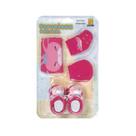 Kit touca luva meia e sapatinho ref 08929
