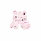 Kit touca, luvas e sapatinho - Animais rosa
