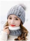 Kit Touca Pompom Com Cachecol Feminina Em Tricô P/ Inverno