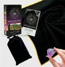 Kit Tradicional Tarot Rider Waite Português com Saquinho e cristal 78 cartas Plastificadas Arte Original Pamela Colman Smith