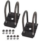 Kit Trailer U Bolt para eixo redondo MCCKLE de 2.400-3.200 kg e 7 cm