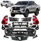 Kit Transformação Parachoque Hilux 2016 2017 a 2022 Para Z Edition 2024