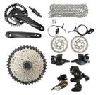 Kit Transmissão Absolute 18v Freio Hid. Pedivela Corrente K7