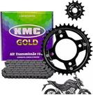 KIT TRANSMISSAO COM RETENTOR CB 300F kmc Gold KIT TRANSMISSAO COM RETENTOR CB 300F kmc Gold