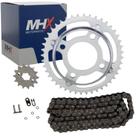 kit Transmissão Corrente+ COROA 44D+ PINHAO 14D TITAN125 kit Transmissão Corrente+ COROA 44D+ PINHAO 14D TITAN125