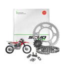 Kit transmissao relacao crf230 2003 a 2019 com retentor scud