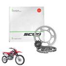 Kit transmissao relacao crf250f 2019-2025 sem retentor scud