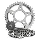 Kit Transmissão Relação Scud CB Twister 250 2016 Aço 1045