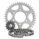 Kit Transmissão Relação Scud Xtz 150 Crosser Aço 1045 com Retentor