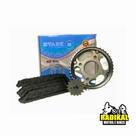 Kit Transmissão Relação Titan Fan 150 2004 até 2015 428h 118L 43x16 Stark