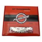 Kit Transmissão Relação Yamaha Xtz 250 / Tenere 250 Retentor Prateado