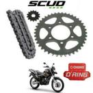 Kit Transmissão Yamaha 150 Crosser 2015 até 2020 Com Retentor Aço1045 Scud