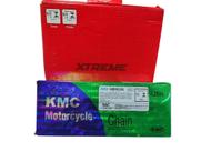 Kit transmissão yes 125 2005/ intruder 125 2001 até 2003 Vaz com corrente kmc Kit transmissão yes 125 2005/ intruder 125 2001 até 2003 Vaz com corrente kmc