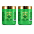 Kit Tratamento 2 Mascaras Boneca de luxo 500g Coiffer para Cabelos Ressecados e Danificados