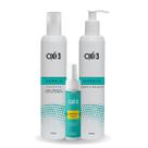 Kit Tratamento Capilar e Dermatites com Ozonio Ativo Oxi3 - Limpeza e Cabelos Fortalecidos