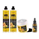 Kit Tratamento Capilar Mel e Abacate Restauração Facinatus 4 Itens
