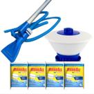 Kit Tratamento de Piscina Venturi e Clorador Brustec 4 Pastilhas Penta