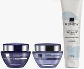 Kit tratamento dia e noite mais sabonete gel de limpeza facial Avon