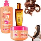 Kit Tratamento Elseve Longo dos Sonhos Loreal Paris Óleo Extraordinário Reparador Milagroso