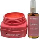Kit Tratamento Mas 300ml Leav In 150ml Impact Morango Hobety