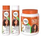 Kit Tratamento Profundo com Shampoo, Condicionador e Ativador de SOS Cachos Coco Kit Tratamento Profundo com Shampoo, Condicionador e Ativador de SOS Cachos Coco