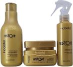 Kit Tratamento Restore Sh 300ml Mas 300g Leav 150ml Hobety Kit Tratamento Restore Sh 300ml Mas 300g Leav 150ml Hobety