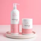 Kit Tratamento Shampoo e Máscara Premium 3D Victoria Hair Cosméticos 1L