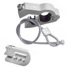 Kit Trava Disco Cadeado Manete Corrente Capacete Cabo