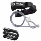 Kit Trava Disco Cadeado Manete Corrente Capacete Cabo