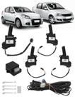 Kit Trava Elétrica Renault Sandero e Logan 4 Portas Tragial