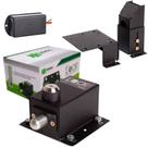 Kit Trava Eletromagnética Solenoide + Suporte Base Portão Garen Rossi Ppa