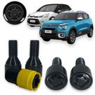 Kit Trava Parafuso Roda Antifurto 1011B Cabeça Giratória Preto Citroen C3 Kit Trava Parafuso Roda Antifurto 1011B Cabeça Giratória Preto Citroen C3