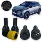 Kit Trava Parafuso Roda Antifurto 1011B Cabeça Giratória Preto Peugeot 5008