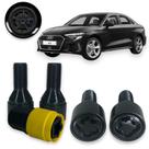 Kit Trava Parafuso Roda Antifurto 1013B Cabeça Giratória Preto Audi A3