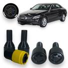 Kit Trava Parafuso Roda Antifurto 1013B Cabeça Giratória Preto Mercedes Benz C180