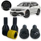 Kit Trava Parafuso Roda Antifurto 1013B Cabeça Giratória Preto Volkswagen Tiguan