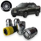 Kit Trava Porca / Parafuso Roda Antifurto 1001 Cabeça Giratória GM Montana 22/...