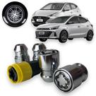 Kit Trava Porca / Parafuso Roda Antifurto 1002 Cabeça Giratória Hyundai HB20