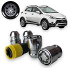Kit Trava Porca / Parafuso Roda Antifurto 1002 Cabeça Giratória Hyundai HB20X