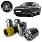 Kit Trava Porca / Parafuso Roda Antifurto 1005 Cabeça Giratória Byd Song Plus Kit Trava Porca / Parafuso Roda Antifurto 1005 Cabeça Giratória Byd Song Plus