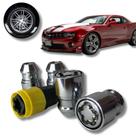 Kit Trava Porca / Parafuso Roda Antifurto 1005 Cabeça Giratória GM Camaro 2011 adiante