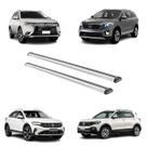 Kit Travessa Alumínio Farad Rack De Teto Bagageiro Fixação Hilo Antifurto Capacidade 75kg