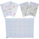 Kit Travesseiro de bebe com Furos Antisufocante espuma + 4 fronhas Berço Quarto 100% algodão Enxoval Menina
