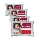 Kit Travesseiro Firme Orthocrin Softpillow Light Alto Suporte 40x60x15