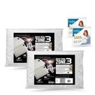 Kit Travesseiro Nasa Dual Zone Fibrasca mais Capa Protetora