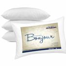 Kit Travesseiros 04 Peças Bonjour Fibra Siliconizada em Microfibra 70cm x 50cm - Ortobom