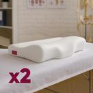 Kit Travesseiros Cervical Ortopédico Ergonômico Estilo Nasa Coluna Branco Dor Pescoço Relax