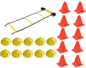 Kit Treinamento Funcional com Escada de Agilidade + Cones + Chapéu Chinês - ODIN FIT